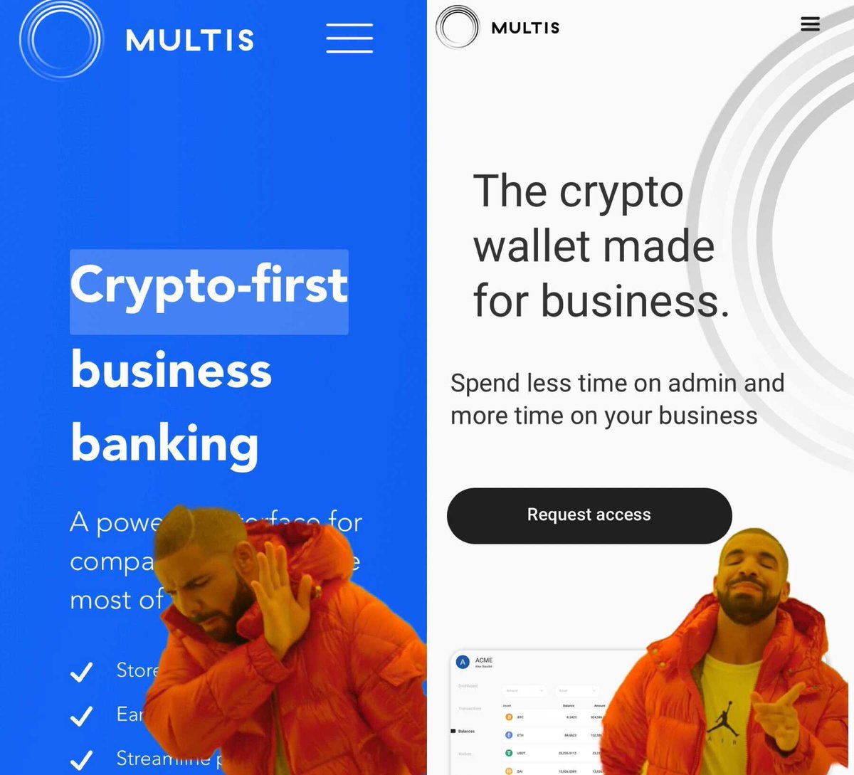 multisHQ's tweet photo. New look, new product, same vision. https://t.co/iibwWxavAp
#MultisMondayMemes https://t.co/yreDbCva4R