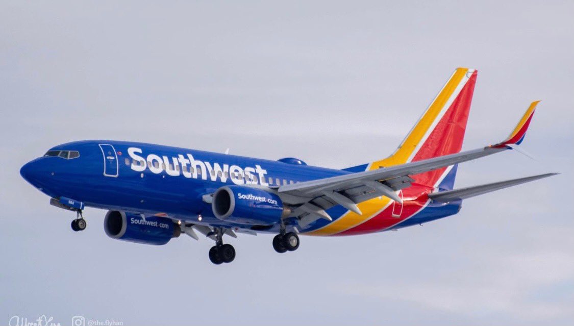 fly2ohare's tweet photo. 💙💛❤️Welcome to O’Hare @SouthwestAir ❤️💛💙(📸: IG / @ the.flyhan) https://t.co/ya6PE21IDM