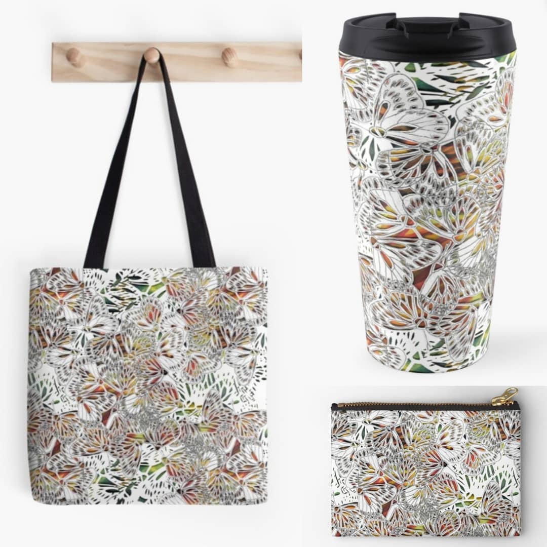 Patternation's tweet photo. Pattern of the day! Paper Butterflies.🦋 Available on a variety of #homeware, #stationery, #accessories and #gifts. Use code: 3DAYSALE and get 20% OFF! Visit https://t.co/jrcTqjH5uW . . #PaperButterflies #nature #papercutting #handcrafted #painting #drawing #pattern #Patternation https://t.co/AkEFuly8J5