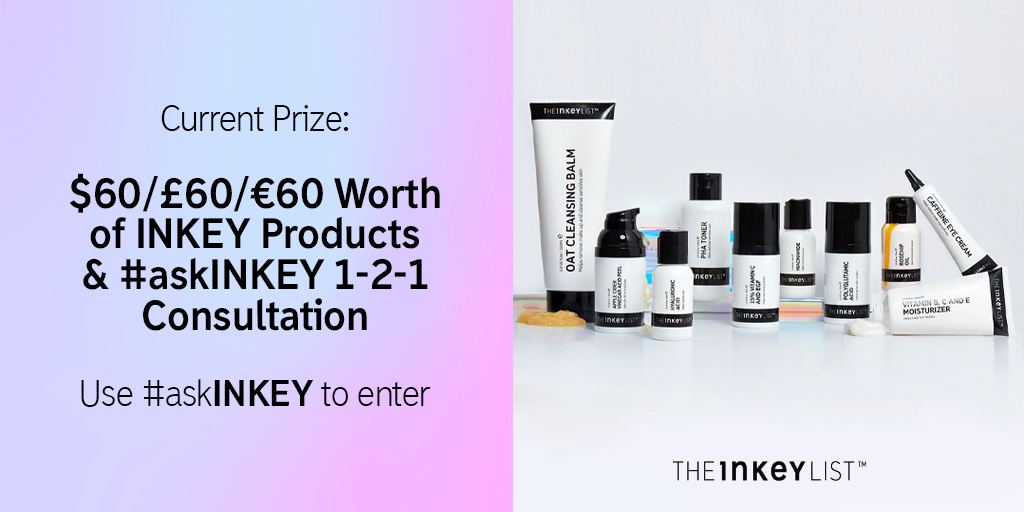theinkeylist's tweet photo. Question Three 🖤
Pores open and close. True or False?
🎁Prize: $60/£60/€60 Worth of INKEY Products & #askINKEY 1-2-1 Consultation
Enter as many times as you'd like for a chance to WIN!
Use #askINKEY to enter 🤞 https://t.co/HOruXH7yoU