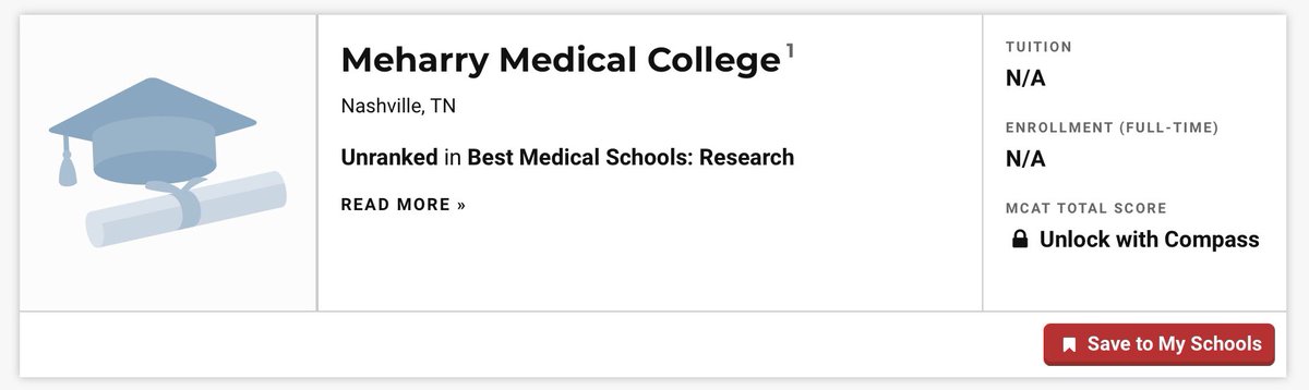 Knowing that the odds are stacked against them, many schools refuse to provide data to USNWR - and get listed as “unranked.”Among HBCUs, only Howard was ranked (in the bottom quartile) of the 2021 survey.(Interestingly, Tulane also refused to provide data and is unranked.)