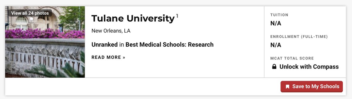 Knowing that the odds are stacked against them, many schools refuse to provide data to USNWR - and get listed as “unranked.”Among HBCUs, only Howard was ranked (in the bottom quartile) of the 2021 survey.(Interestingly, Tulane also refused to provide data and is unranked.)