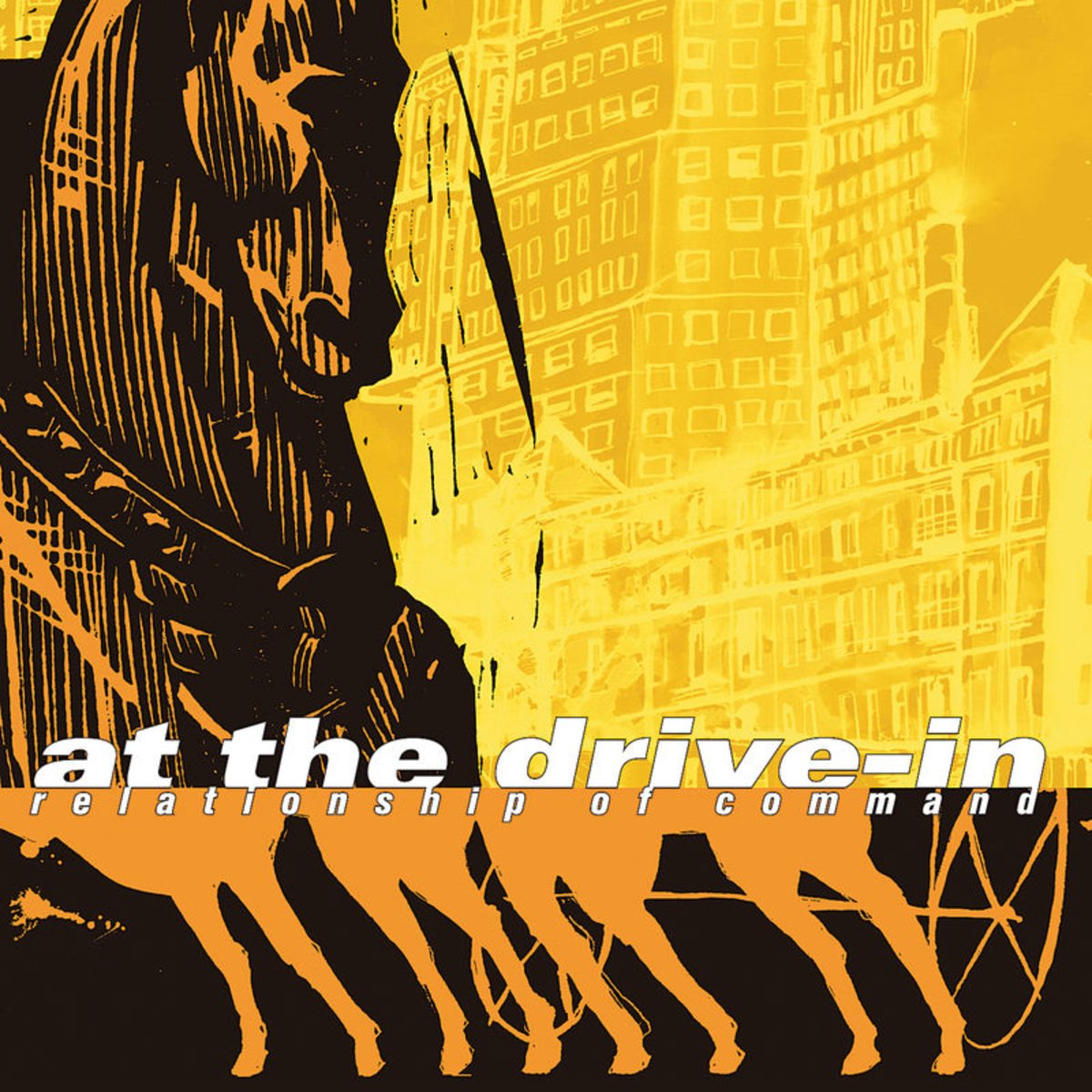 At the Drive-In - Relationship of Command (2000)everything from the performances to the refrains to the lyrics just punches me in the face relentlessly and when it's over I'm begging for morejust an incredibly intense album