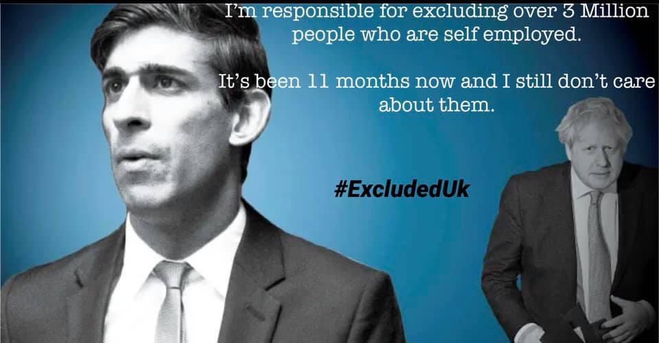 <a href="/RishiSunak/">Rishi Sunak</a> #ExcludedUK <a href="/MelJStride/">Mel Stride</a> @SirGrahamBrady <a href="/EstherMcVey1/">Esther McVey</a> <a href="/SteveBarclay/">Steve Barclay</a> 

As Treasury Select Committee report highlights support needed for the Excluded. The Excluded you try to deny exist.  Better find a big pot of money for parity because we are not going away.

Whatever it takes