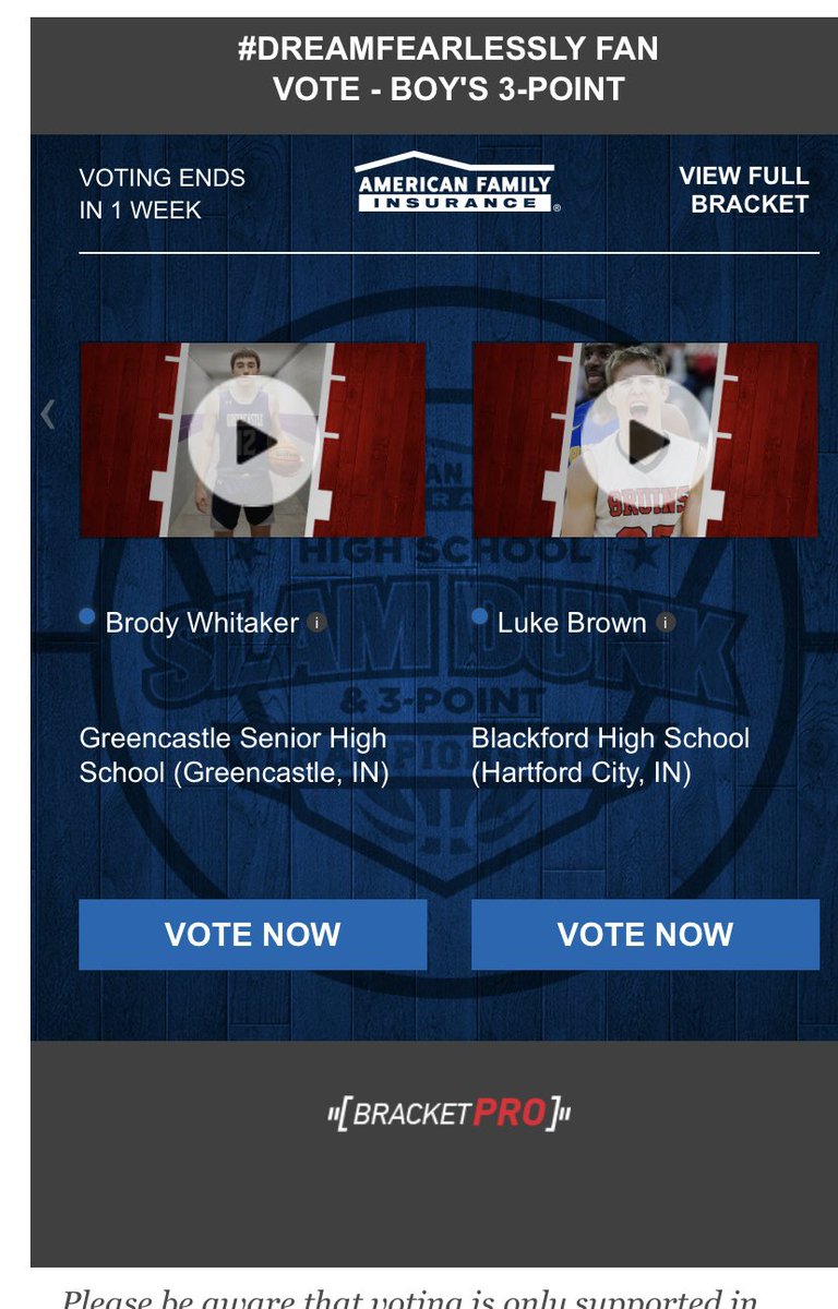 Brodywhit2's tweet photo. Go vote!🏀 https://t.co/jWi3XuXWvv https://t.co/0tX7ujhWV7