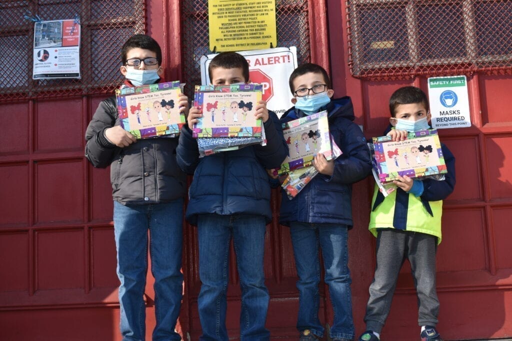 amfunsci's tweet photo. We're excited to hear that students and parents at Universal Alcorn in Philadelphia are enjoying our bilingual book, "Girls Know STEM Too, Tyronne!" as well as the book-reading video featuring Dr. Fun. https://t.co/MMHJkrHTX8