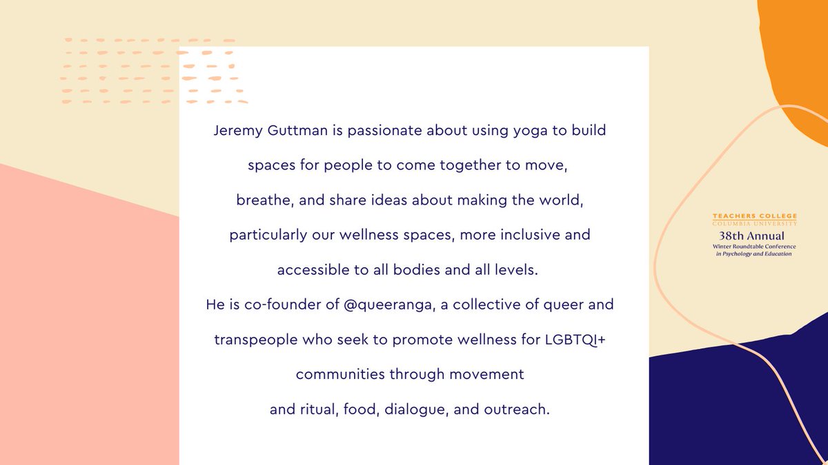 TC_Roundtable's tweet photo. Join WRT participants as we start the day with a 9AM centering yoga practice with @jeremyguttman on Thursday 2/25. https://t.co/wcq6qm5qFc