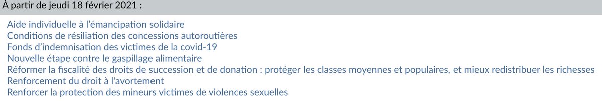 Or le texte sur l'IVG est le premier à l'ordre du jour de jeudi. 484 amendements, à un rythme normal d'examen, c'est 16 heures de débat. L'objectif de la droite est donc d'amener le texte à la fin de la journée... ce qui plantera également les autres textes.