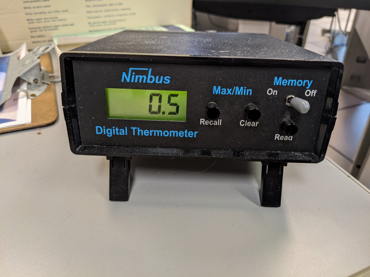 Nobody panic, but we have officially reached above zero here at the office for the first time since February 5th! #ndwx #mnwx