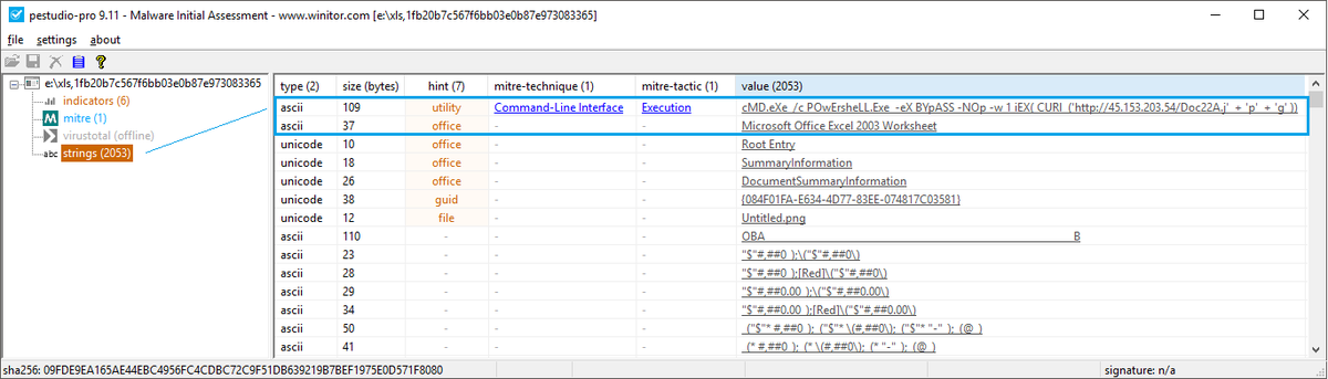 ochsenmeier's tweet photo. #pestudio for a quick #Malware Initial Assessment ...of any file type #ZLoader https://t.co/yuDUN9D1ro