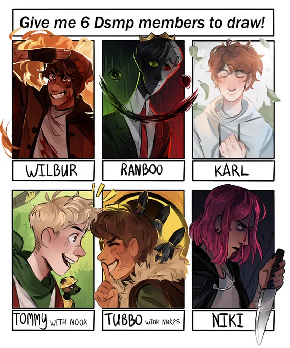Six character challenge dream smp edition
I am speed
#dreamsmpfanart #wilbursootfanart #karljacobsfanart #tommyinnitfanart #tubbofanart #nihachufanart 