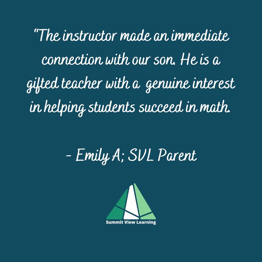 summitviewlearn's tweet photo. We love the opportunity to build relationships with our students. We have a variety of highly qualified instructors who have a wide range of certifications to fit any student need. https://t.co/zbZmFhrk5n