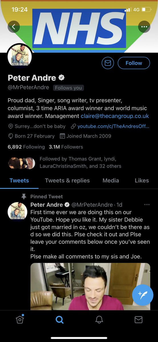 G_Peebles's tweet photo. Quick reminder about my friendship with Pete. Miss you mate @MrPeterAndre x https://t.co/9r3Y5AA4B6