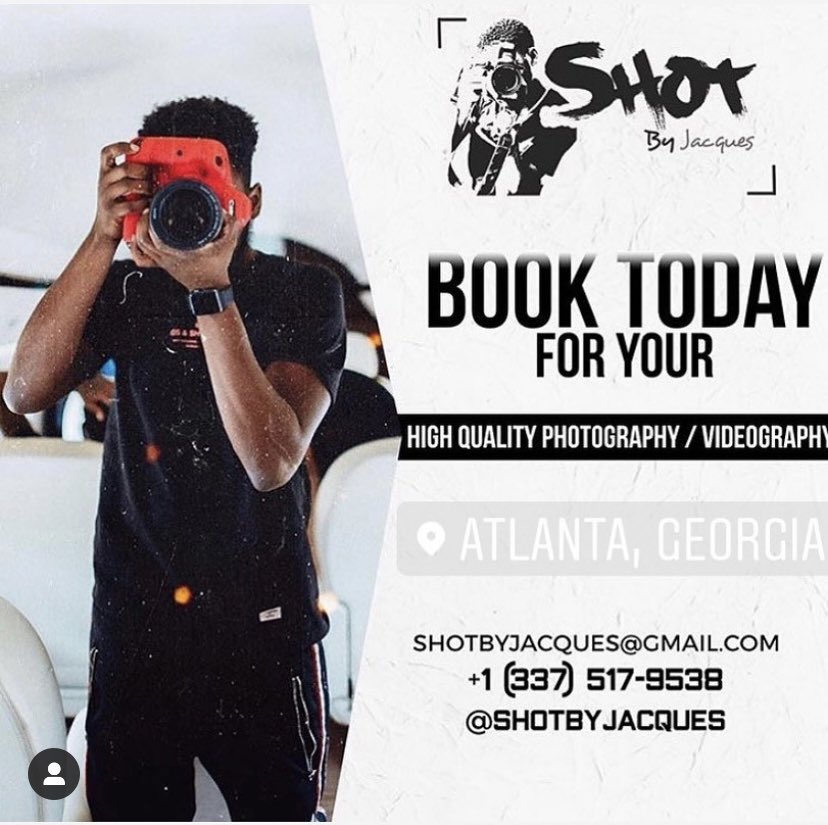 shotbyjacques's tweet photo. ATLANTA LETS LOCK IN! 🔒SERIOUS INQUIRIES ONLY! 🎥📸💰 #WEWORKIN #24/7 https://t.co/POxYiXFU3j