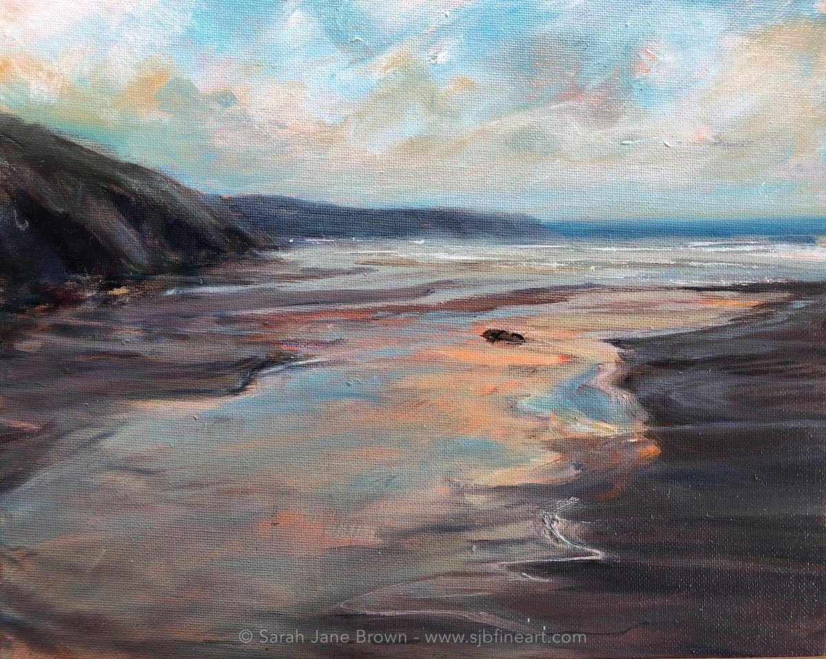 sjbfineart's tweet photo. A moment alone | Oil on canvas board | 24x30cm
๐จAvailable: https://t.co/3tYOwisgyE
#sarahjanebrown #sjbfineart
#seascapepainting #seascape #marineart #coastalart #beachpainting #oceanpainting #wetsand #beachreflections #arts_wales #welshart #pembs #wales #welshartist https://t.co/KHz7b8TAhb