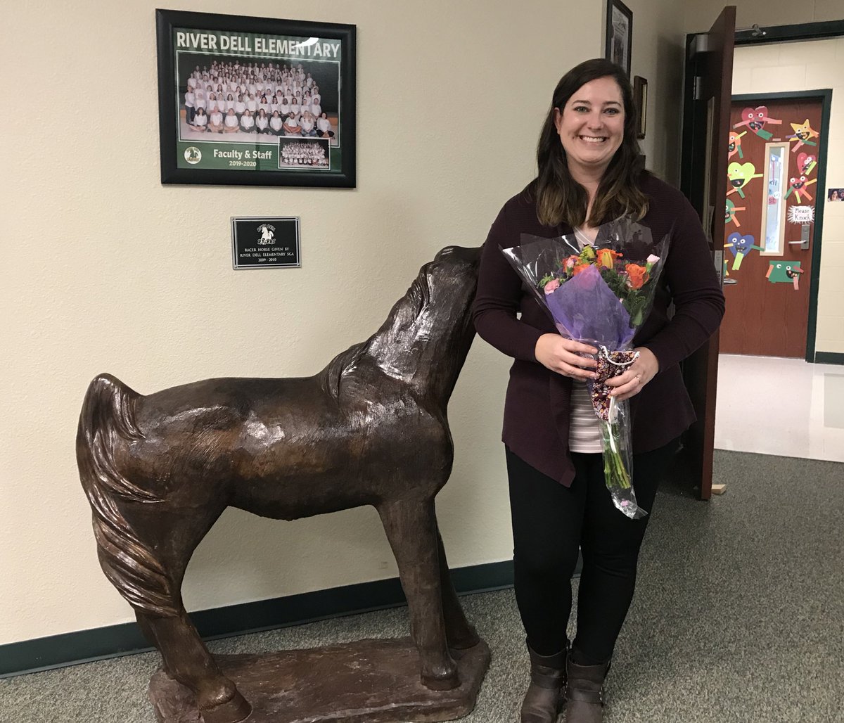 Congratulations to River Dell’s 2020/2021 First Year Teacher of the Year nominee: Mrs. Stacy Morin!! You are an amazing teacher, and we are all so proud of you!! Thank you for loving your students passionately, and giving of yourself 150% each day!! #makingthemagichappen