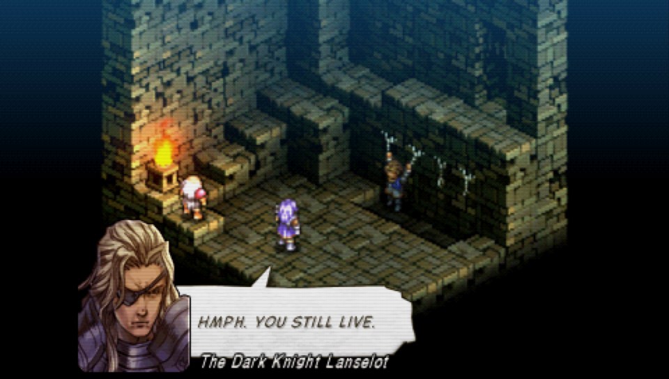 Basch is then captured by the Empire and imprisoned, tortured and interrogated, there's even a scene where Gabranth utters lines similar to Lanselot (Matsuno works very closely with the translators so he knows exactly what it is they're saying and how)