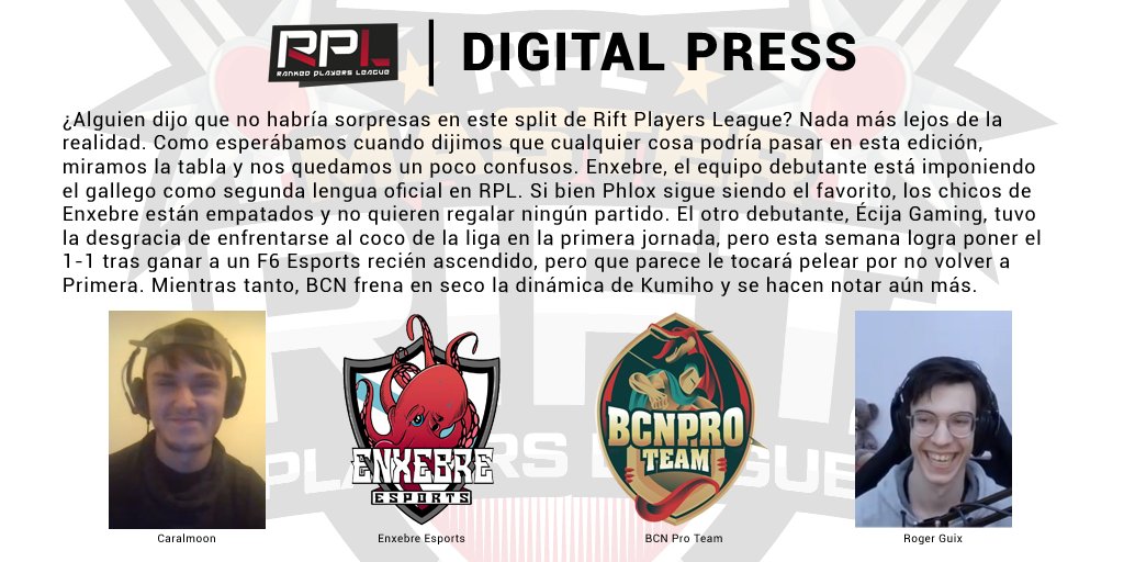 RP League tweet media