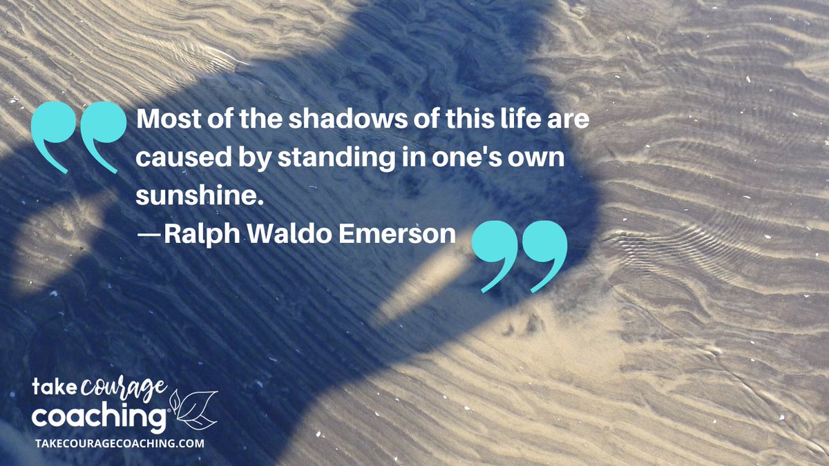 Our February focus on self-love continues. A favorite quote from Ralph Waldo Emerson: "Most of the shadows of this life are caused by standing in one's own sunshine." #wellness #selfcare  #believe #takecareofyou #practice #stressrelief #selflove #coaching #coach #health