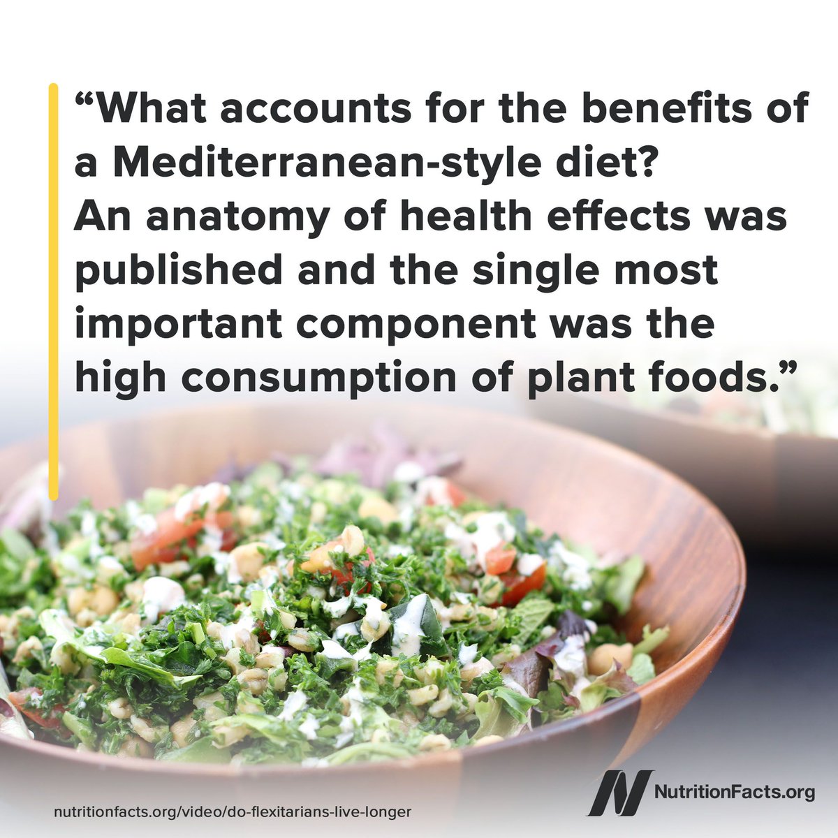 Michael Greger, M.D. on Twitter "We know vegetarians live longer, but