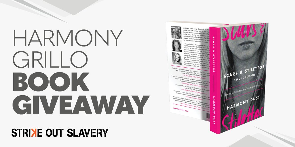 Giveaway Time! Enter to win Scars &amp; Stilettos book by survivor @harmonygrillo Visit our FB or IG for eligibility and requirements.
#EndHumanTrafficking #FreedomisEverything #StrikeOutSlavery #scarsandstilettos #dreamsredeemed