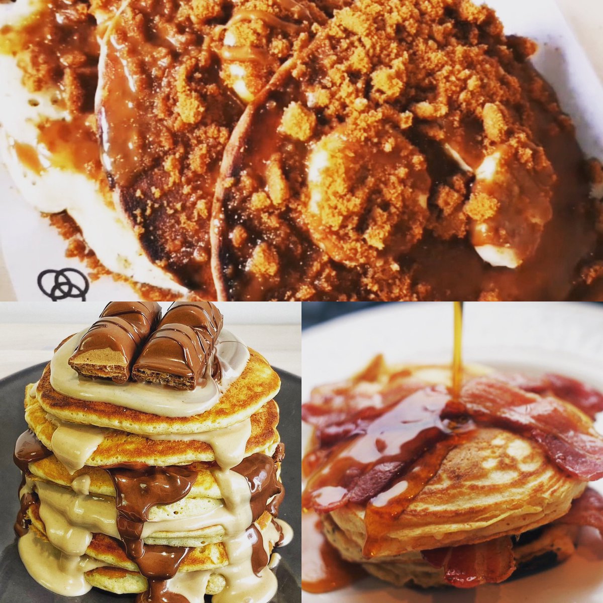 🥞 PANCAKE DAY @ COFFIOLOGY 🥞 
  
Come check out our amazing pancakes on off tomorrow! Fluffy indulgent buttermilk pancakes with the most delicious toppings - such as our Biscoff &amp; Banana, Kinder Bueno, Crispy Streaky Bacon &amp; Maple Syrup! 
       
#pancakes #shoplocal #caerleon