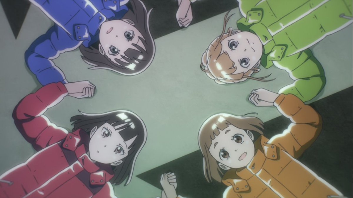 Usage of "Cute Girls Doing Cute Things"Having the perspective of the series be from the lens of idealistic, innocent highschoolers was genius. It keeps the series in staying adventurous and fun while the serious, frightening aspects of the journey is handled in the background.