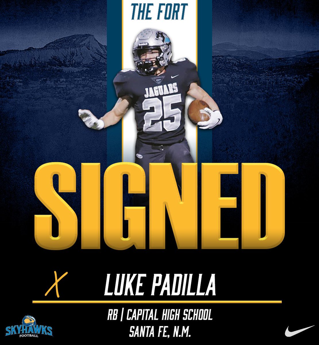 FLC Football (@flcfootball) on Twitter photo 🚨#FAWOMAW #MakeEmBelieve🚨
✍️ Luke Padilla
📱 <a href="/lukepadilla25/">Luke Padilla</a>
📍 Santa Fe, NM
🏈 RUNNING BACK
✅ 5’9 190
🎥 hudl.com/profile/983610…
🔵🦅🟨 🚨#FAWOMAW #MakeEmBelieve🚨
✍️ Luke Padilla
📱 <a href="/lukepadilla25/">Luke Padilla</a>
📍 Santa Fe, NM
🏈 RUNNING BACK
✅ 5’9 190
🎥 hudl.com/profile/983610…
🔵🦅🟨