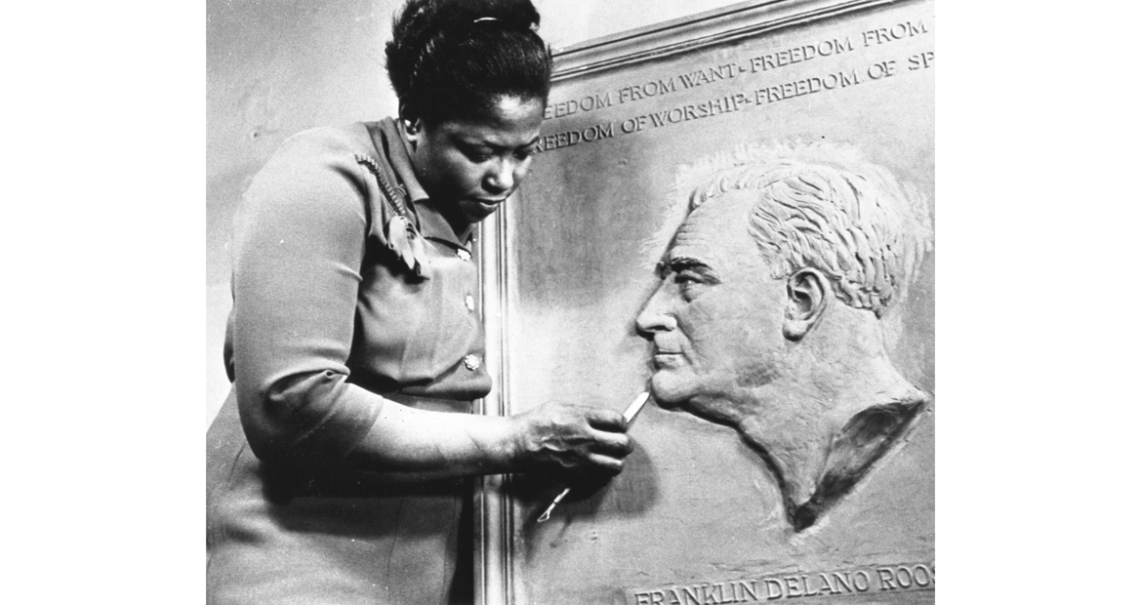 Selma Burke:A celebrated artist whose sculpture provided the basis for the image of President FDR on the dime.
