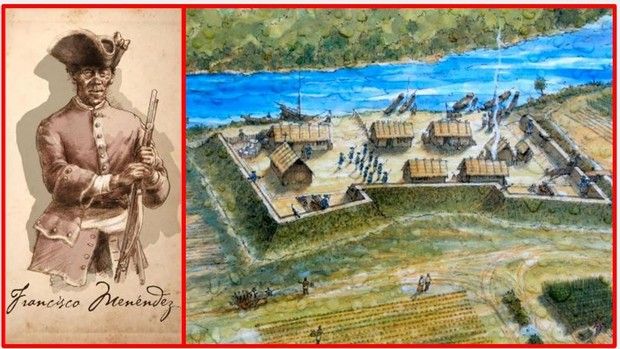 Francisco Menéndez:Leader of Fort Mose, Florida -- the first legally sanctioned and free African settlement. He escaped slavery to Spanish Florida. His status as a leader solidified w/ Spanish colonials when he defended St. Augustine from a British attack in 1728.