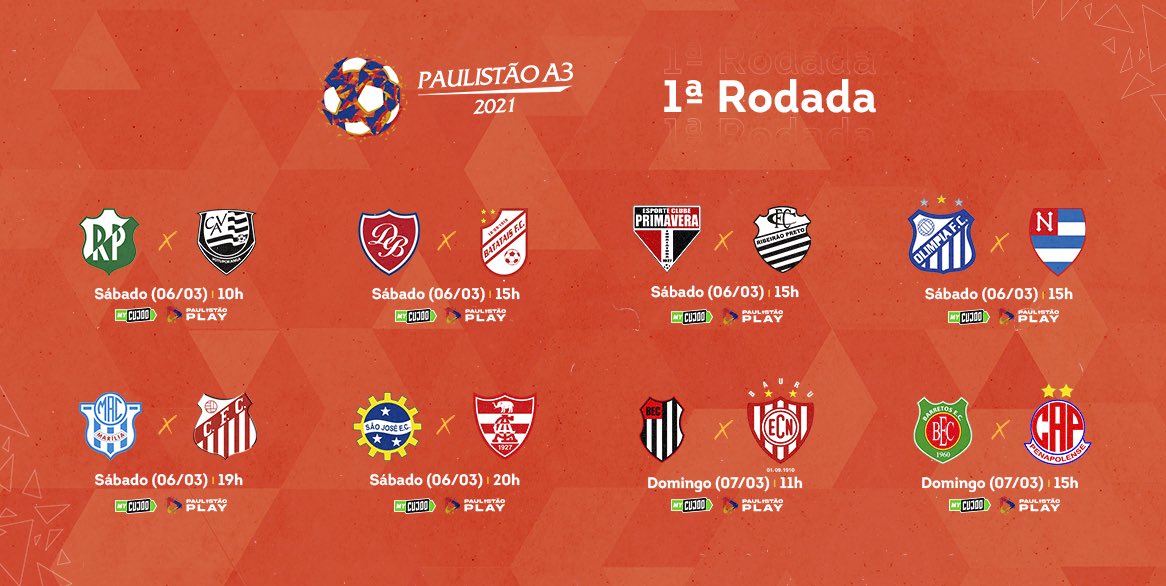 FPF define datas dos congressos técnicos das séries A2 e A3 do Paulista, futebol