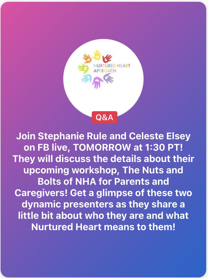 CSFisGreatness's tweet photo. #NHA #nuturedheartapproach #CSF #parenting #Workshop #InnerWealth® https://t.co/rs2B5t0kRv