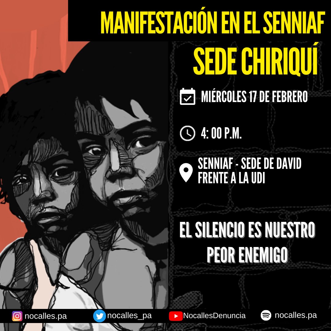 Manifestación en Chiriquí 
<a href="/nocalles_pa/">NO CALLES : DENUNCIA</a> #SenniafViolador
