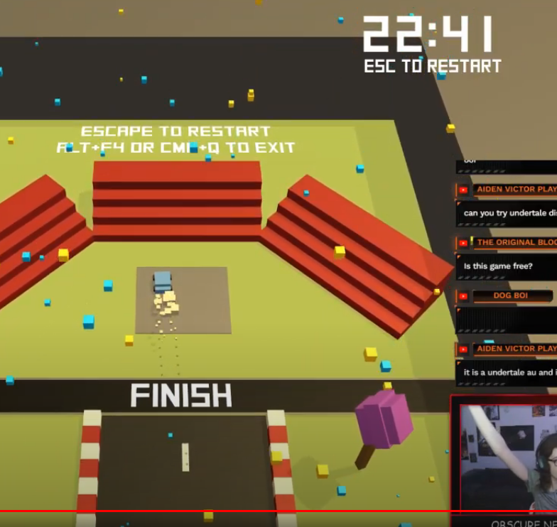 ObscureNerdVR's tweet photo. @timgarbos Hey Drifting it in your @itchio -- I just got a hi score of 22:41 and am streaming it -- wanted to update the leaderboards! At time mark 23 minutes~~ #Driftit
https://t.co/mPCkQFtXAN https://t.co/pNmJXX96fj