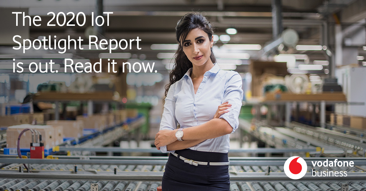 VodafoneBiz's tweet image. We&apos;ve launched the 2020 IoT Spotlight Report, surveying over 1,600 businesses globally. Read how they are benefitting from IoT, particularly through COVID-19 in our blog article: vdfn.biz/6dW35h_ #Business #IoTSpotlight #FutureReady