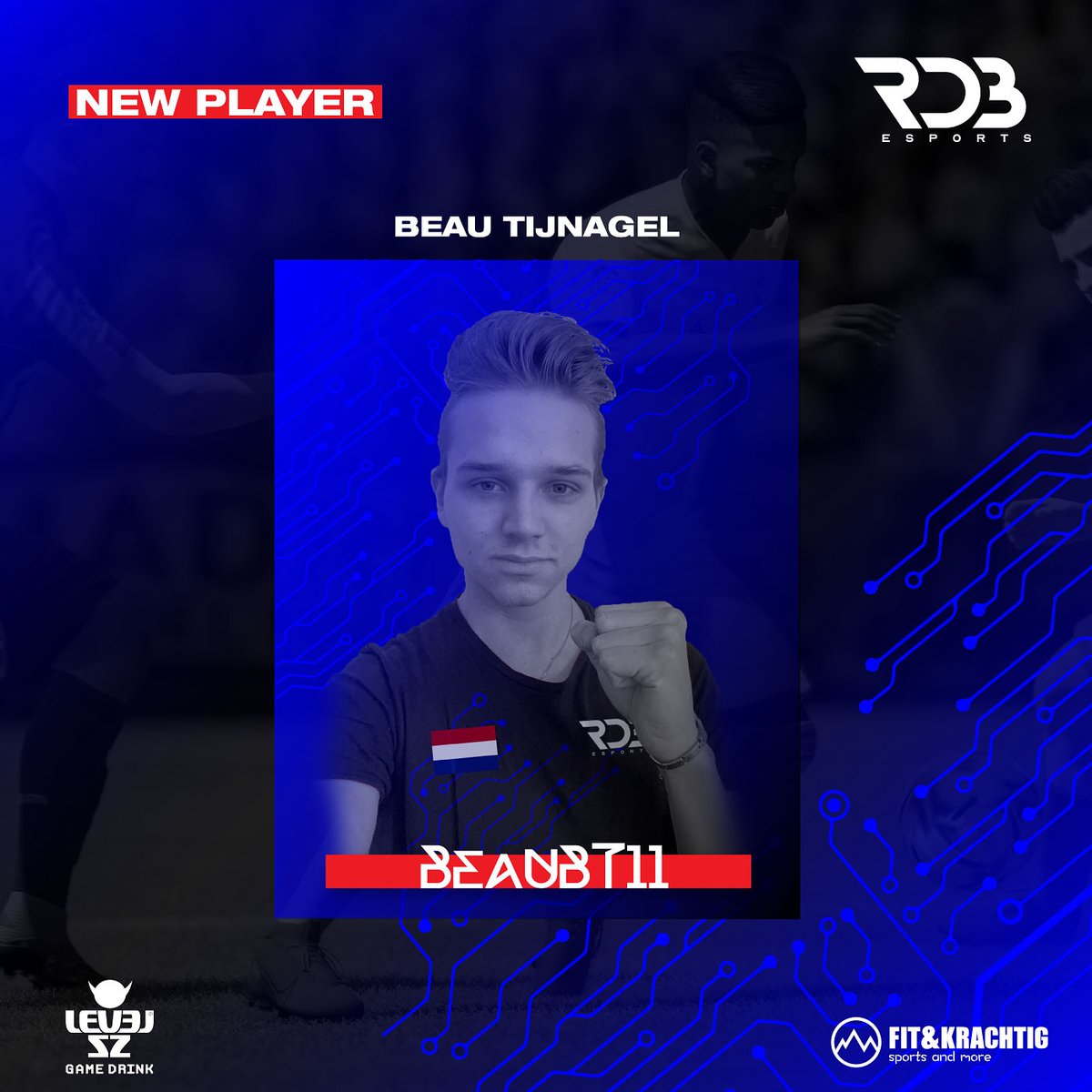 RDB_Esports's tweet photo. 𝗔𝗻𝗻𝗼𝘂𝗻𝗰𝗲𝗺𝗲𝗻𝘁
We have signed a new player! 📝
Please welcome our newest teammember Beau Tijnagel!
@BeauBT11
#rdbesports #fifa21 #esporter #levelszgamedrink #verantwoordgamen #responsiblegaming https://t.co/qCwLhe5TjG