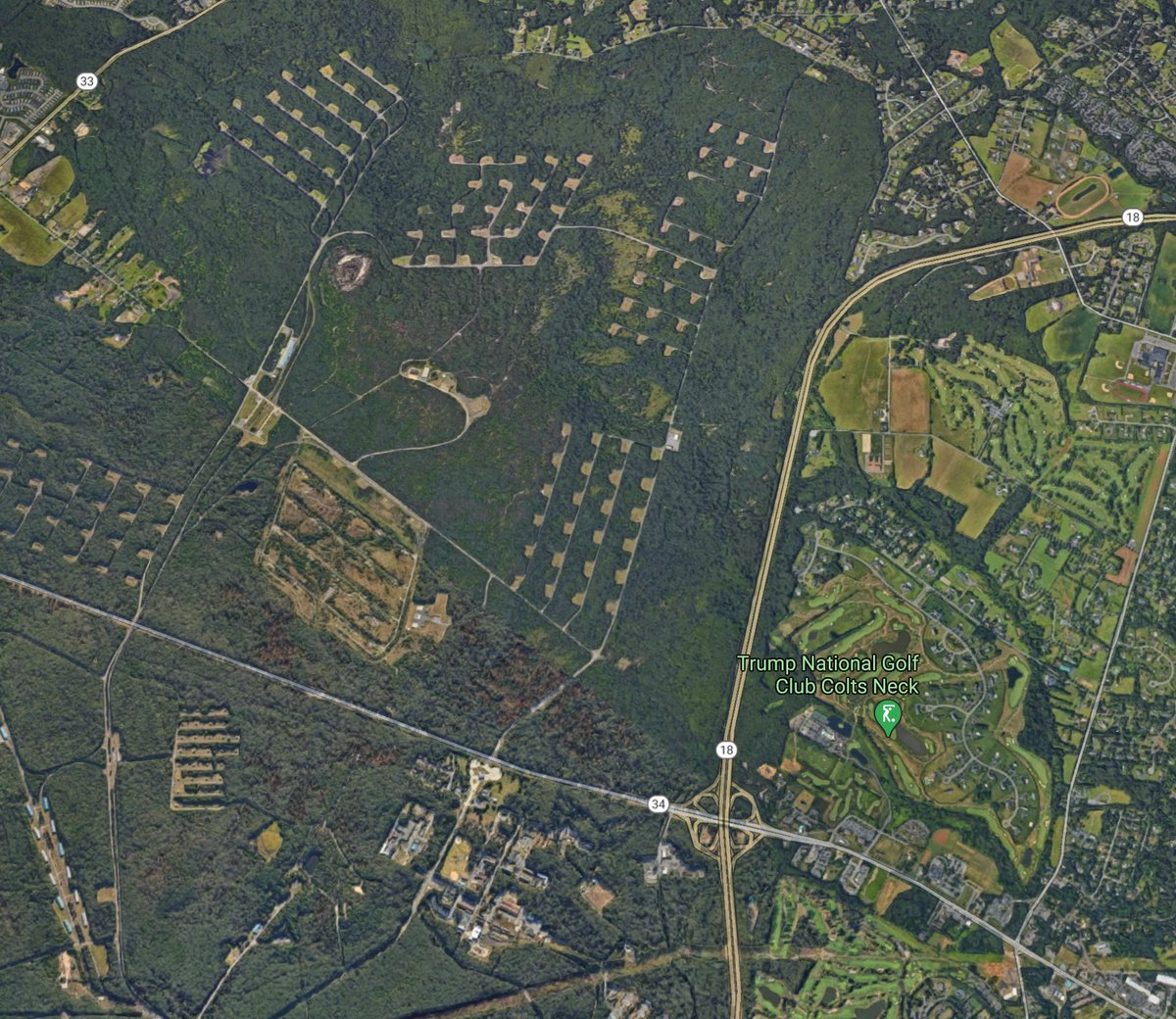 Without being down in the Pine Barrens, this site is probably as remote as you can get in Northern Coastal New Jersey. Ironically, located near a Trump golf course, among other things.