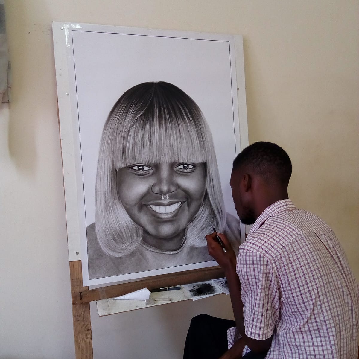 Pencil on paper
