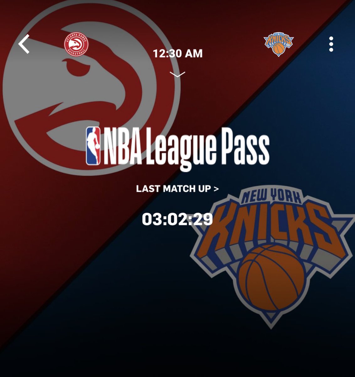JoshBett1's tweet photo. Who is staying up for the @nyknicks vs @ATLHawks game? 

#NewYorkForever 
#TrueToAtlanta #NBA https://t.co/VRz3VfP7Qt