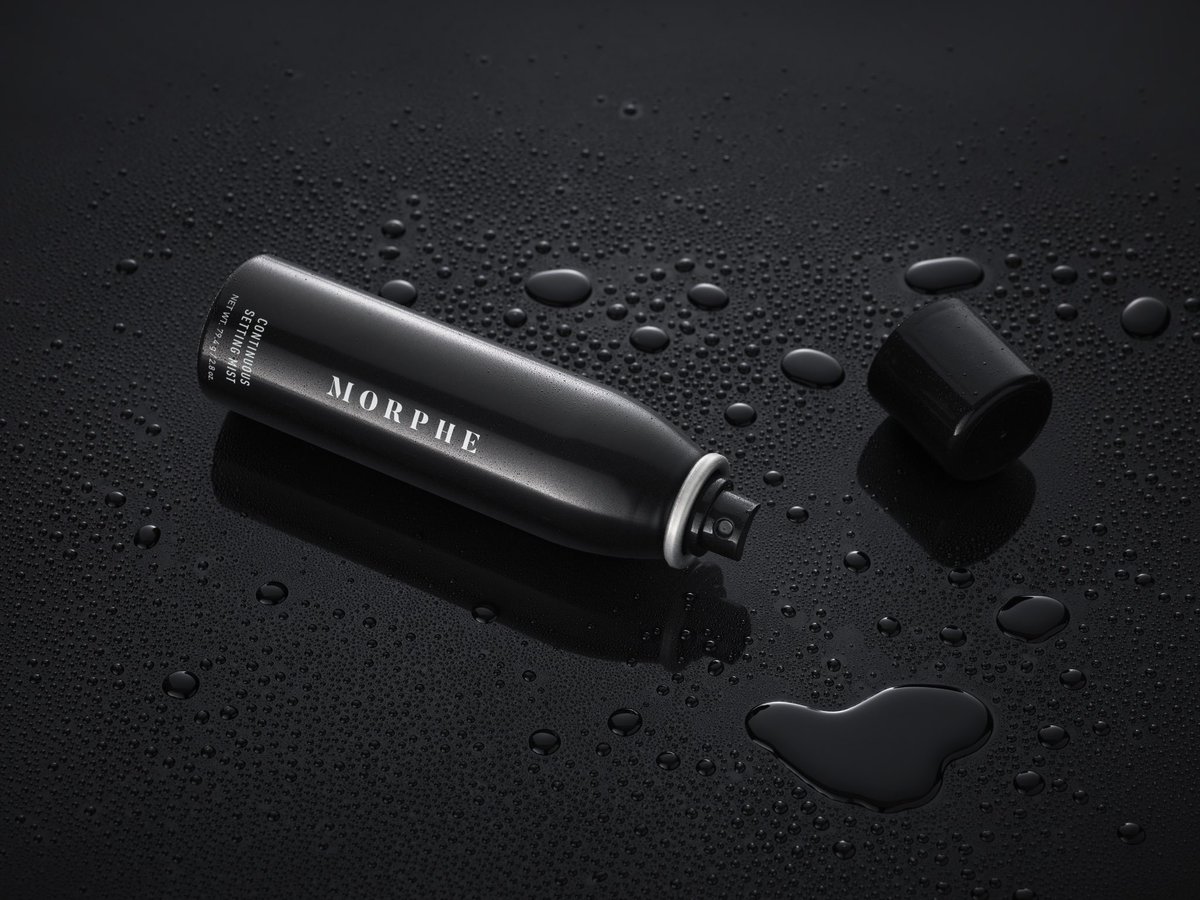 makeitblack's tweet photo. Black is chic! We partnered with @morphebrushes to create a new outer packaging for the Best selling Continuous Setting Mist. 100% of the net proceeds supports Black founders. Who has received their limited edition Make it Black continuous setting mist? #makeitblack https://t.co/B4WNDa6Cep