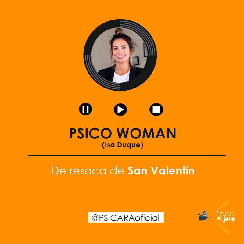 PSICARAoficial's tweet photo. "RESACA DE SAN VALENTÍN" Tras el 14 de febrero, hoy en #FocoAFoco hemos tenido el placer de invitar a la psicowoman. https://t.co/MtPA12TyEC