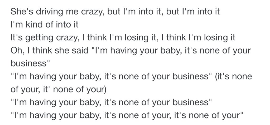 The next two lines will be important later, just keep them in mind Chorus: Louis is confused but he can’t deny his feelings, he likes what is happening and throws himself into their relationship