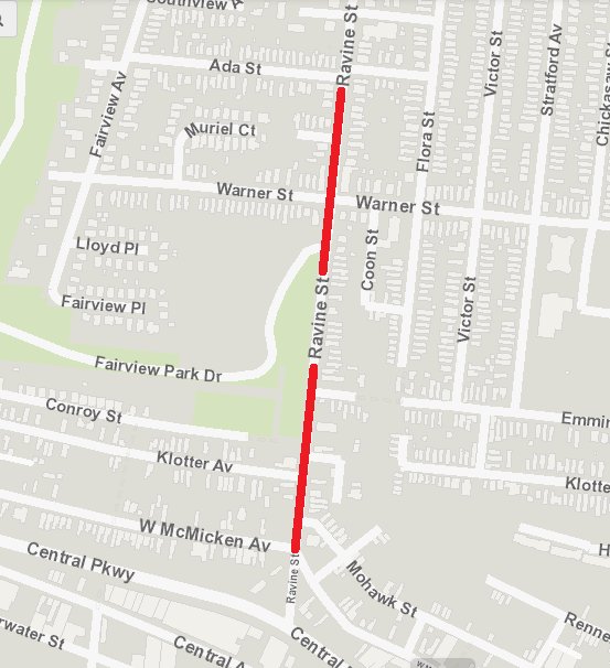 Ravine Street is closed from McMicken to to Ada. If you grew up in Cincinnati you already knew that though.

#itssnowingslowdown