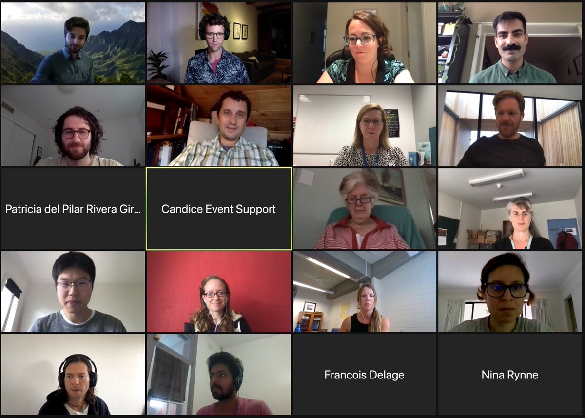 science_shane's tweet image. So much fun running a workshop on the Climate in the Cloud project at the #AMOS2021 annual conference! Thanks everyone for participating and watch this space for more exciting developments in online, web-enabled, cloud-computing education resources for ocean-atmosphere science!