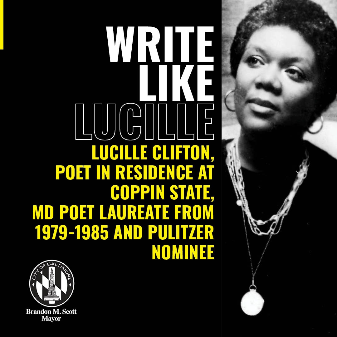MayorBMScott's tweet photo. On this President's Day, I want to acknowledge some Baltimore Black trailblazers who have paved the way for me and other Black leaders. Today we uplift Lucille Clifton, Mayor Kurt Schmoke, Verda Welcome, Victorine Q. Adams, Enolia McMillan, and Rev. Marion Bascom ✊🏾. https://t.co/O9FuehNNjF