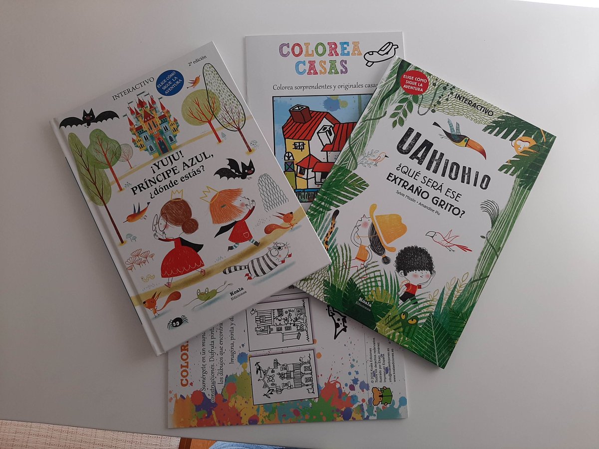 koalaediciones's tweet photo. Tenemos 10 lotes de estos dos cuentos con regalo de un libro de colorear. En nuestra web y solo hasta el viernes (a no ser que se terminen antes).
https://t.co/kfitBwYypT
#promoción #regalo #colorear #cuentointeractivo https://t.co/KlAqPDGNQR