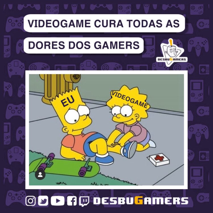 desbugamers's tweet photo. Curta se o #Videogame é seu analgésico 
#Gamer #Gamers #Gamergirls #Desbugados #Desbugamers https://t.co/kIF7zCT0Xb