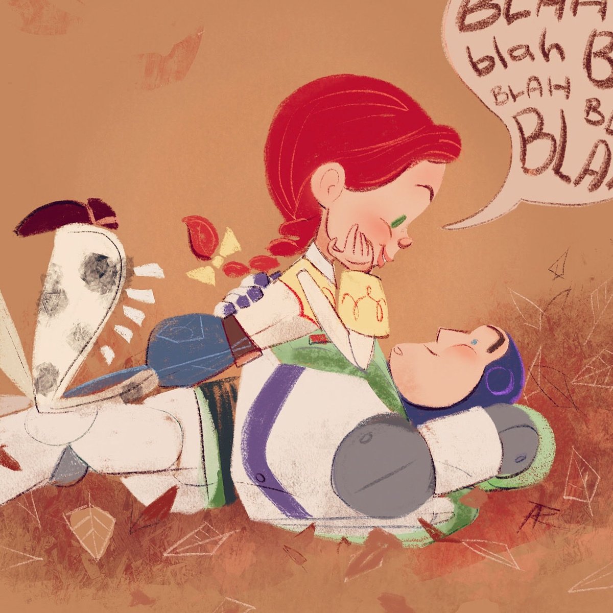 Rain1940_art's tweet photo. Good times. Happy belated Valentine’s y’all! #ValentinesDay #ToyStory #buzzandjessie #pixar #pixarcouple #buzzlightyear #jessietheyoddelingcowgirl #jessie #disneypixar #love #fictionalcouple #fanart #pixarfanart #procreate #procreateart #rain1940 #rain1940art https://t.co/I2grB3bI0C