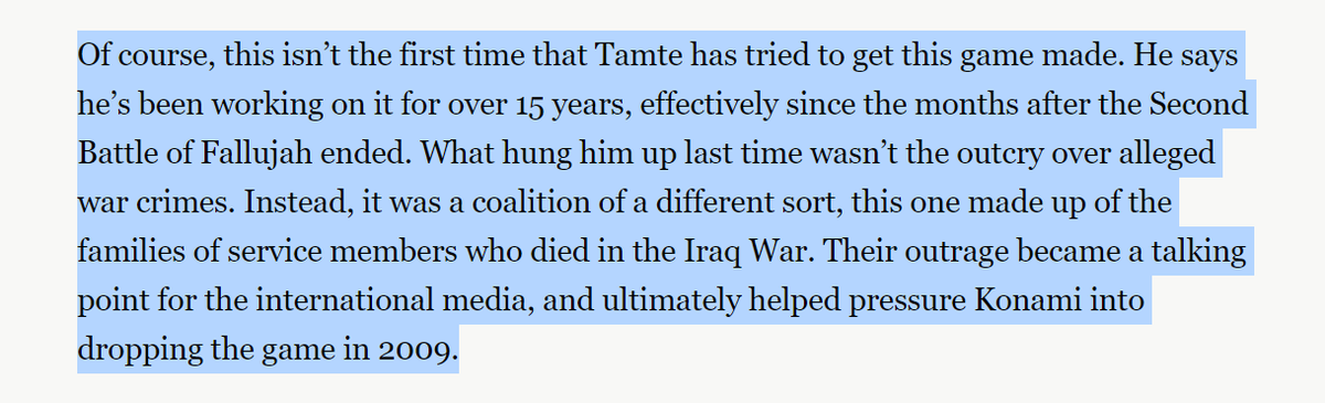 Quite a boast to admit you haven't cared about the humanity of Iraqi people for 15 years straight