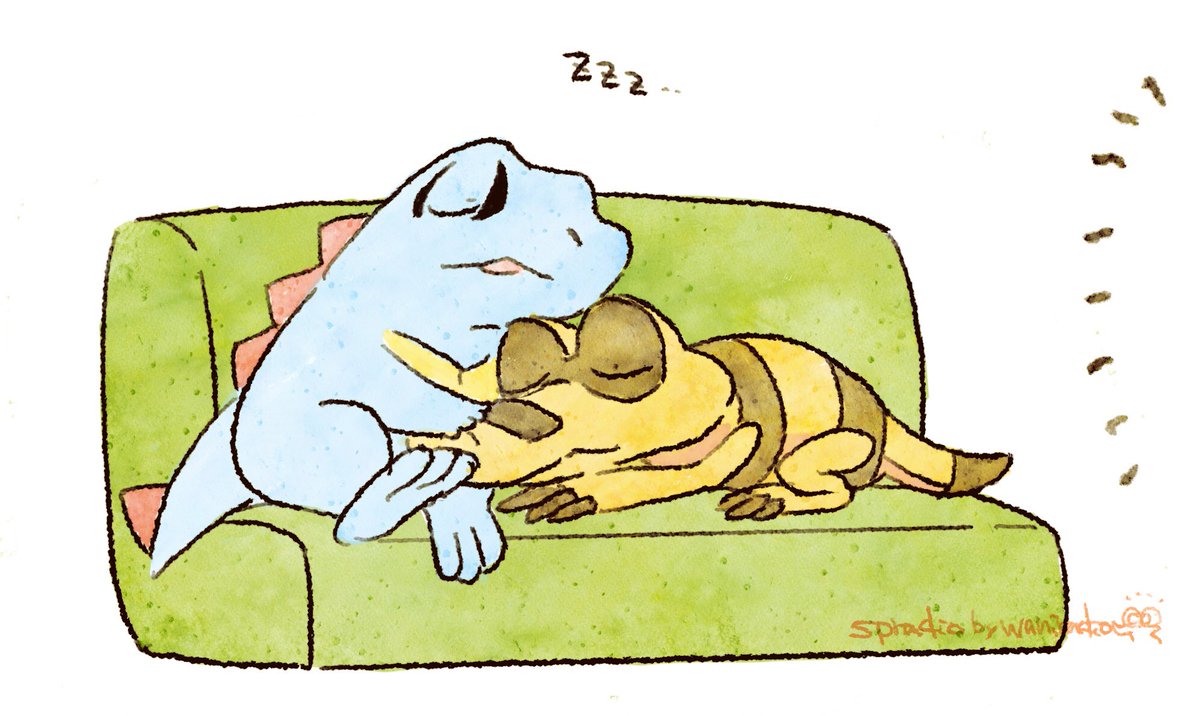 Couch ? and potato ? 
#Totodile #Sandile 